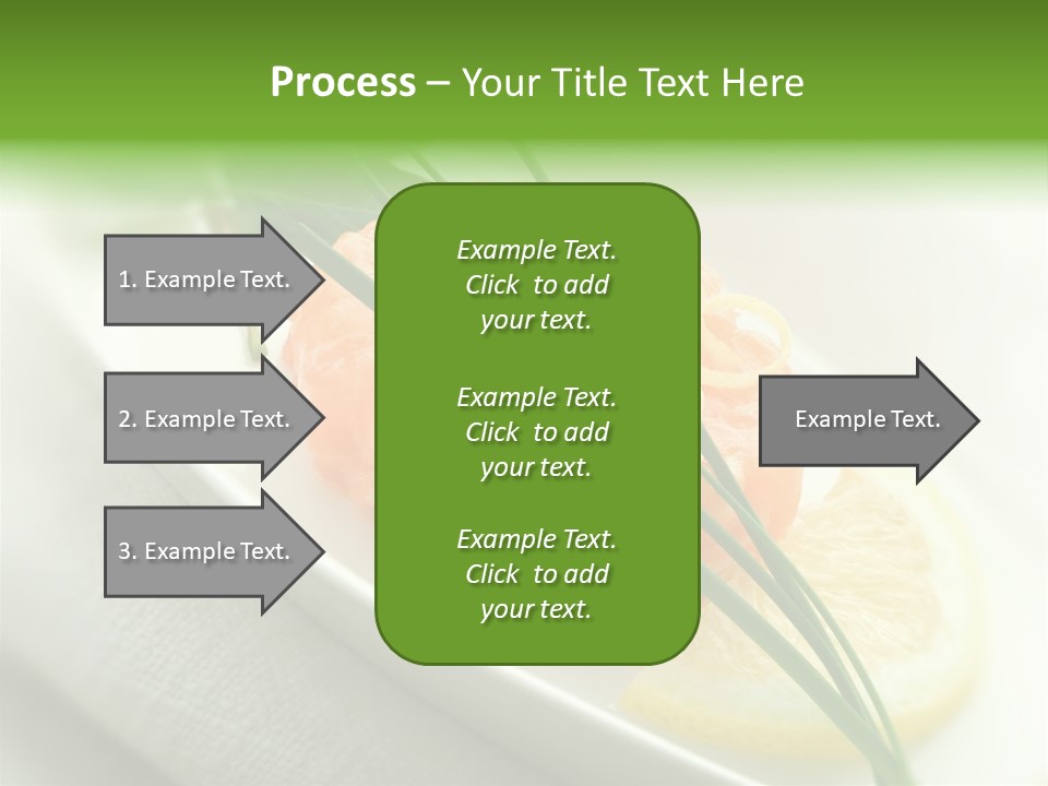 Seafood Detail French PowerPoint Template