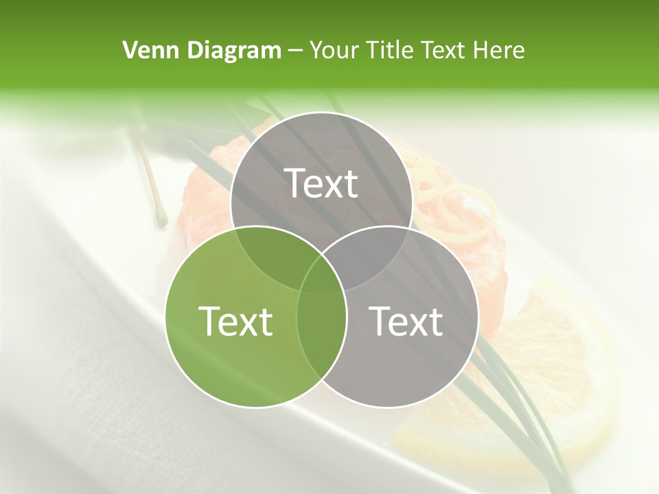 Seafood Detail French PowerPoint Template