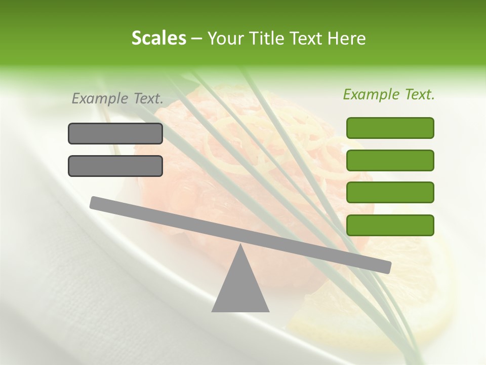 Seafood Detail French PowerPoint Template