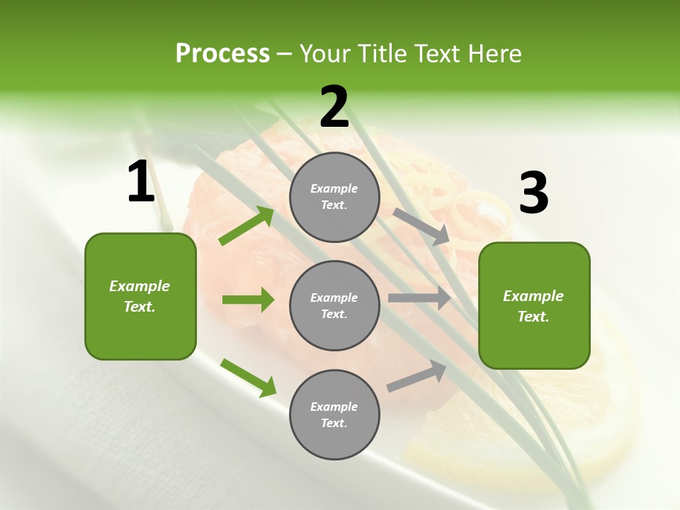 Seafood Detail French PowerPoint Template