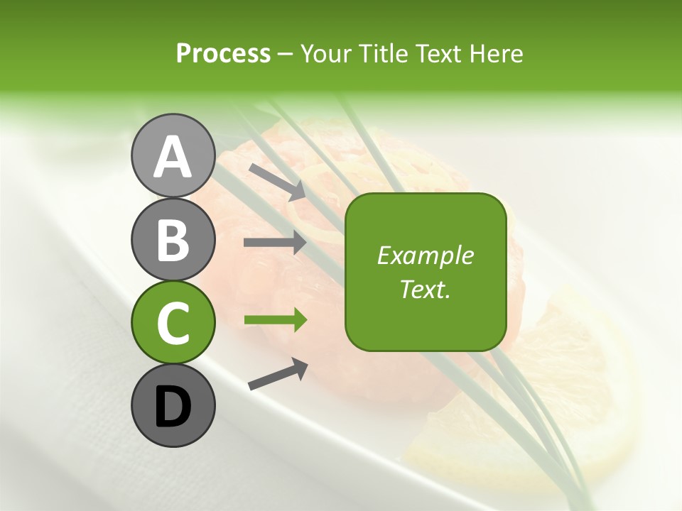 Seafood Detail French PowerPoint Template