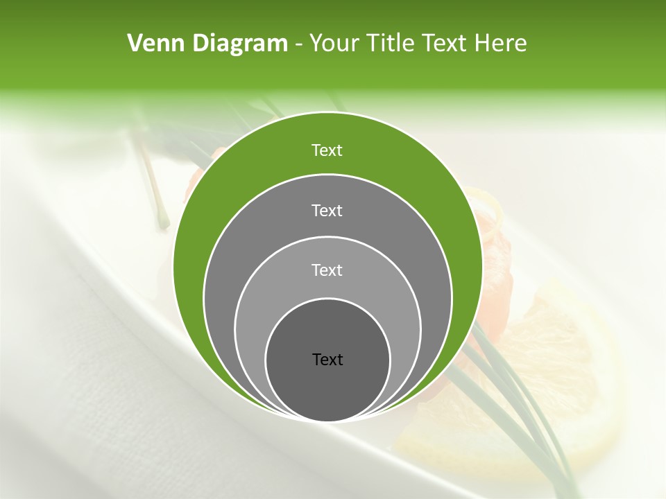 Seafood Detail French PowerPoint Template