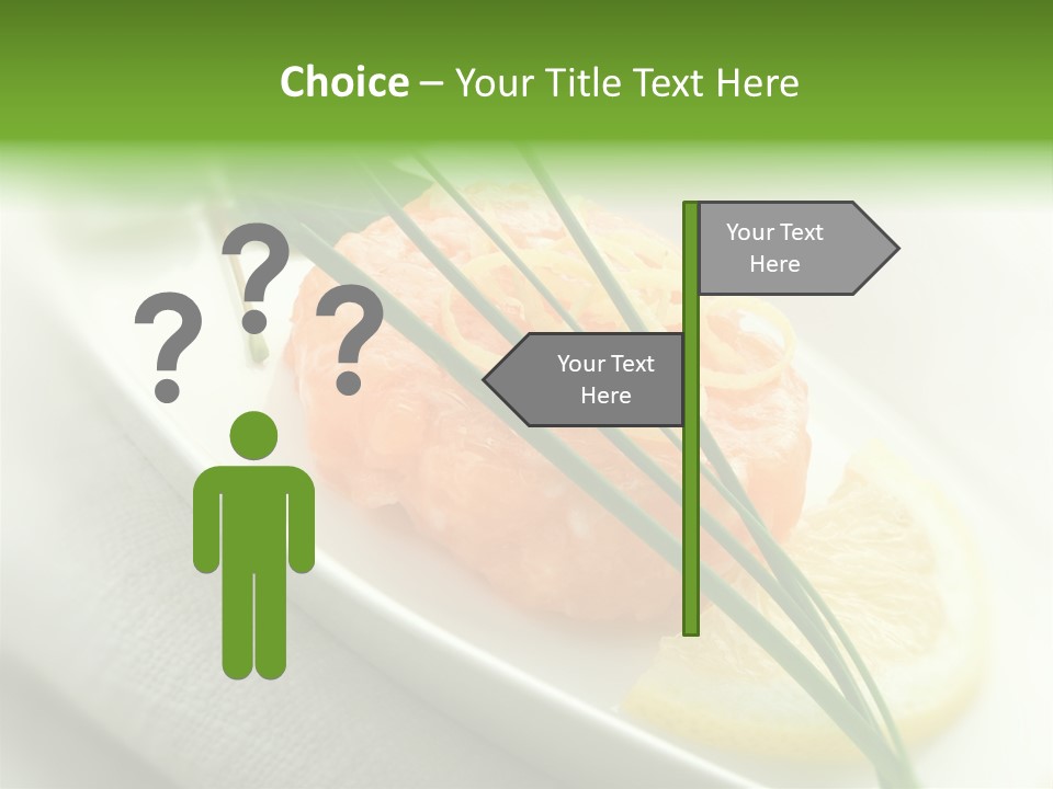 Seafood Detail French PowerPoint Template