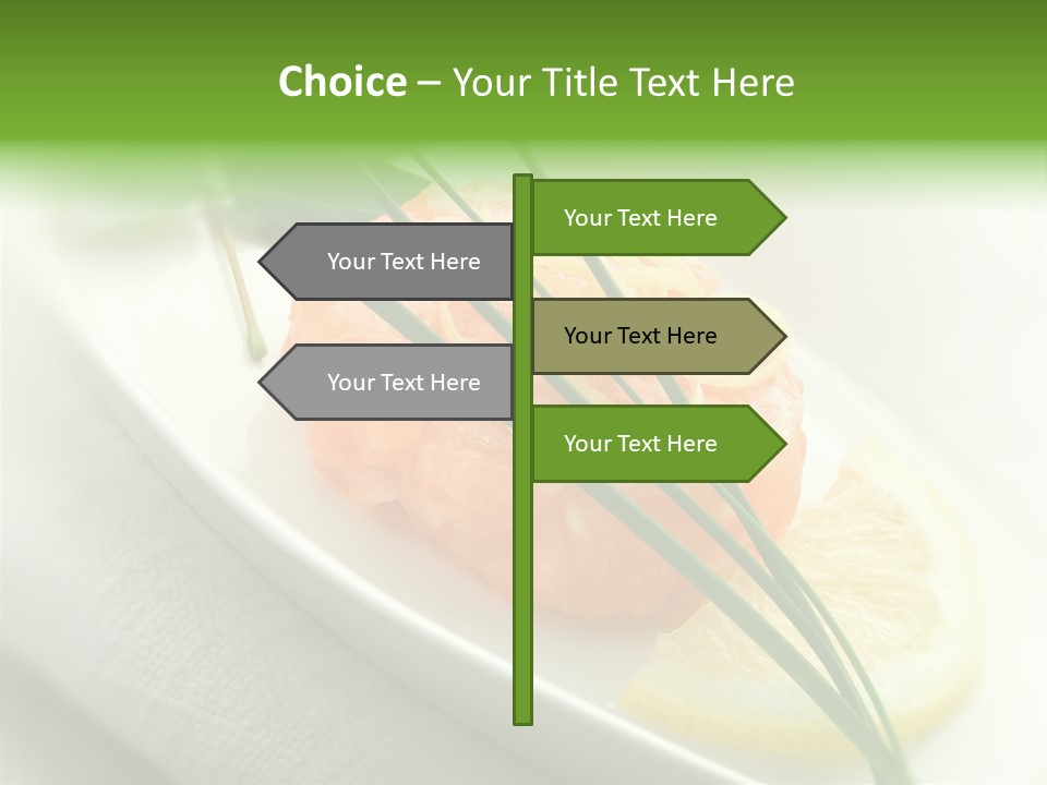 Seafood Detail French PowerPoint Template