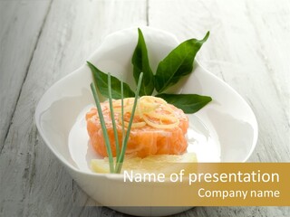 Light Lemon Dinner PowerPoint Template