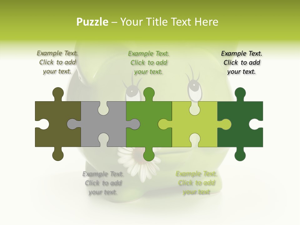 Savings Daisy Wealth PowerPoint Template