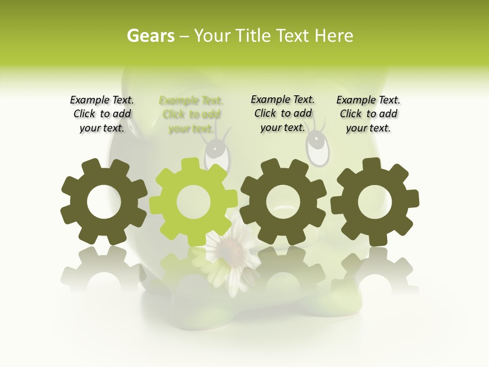 Savings Daisy Wealth PowerPoint Template