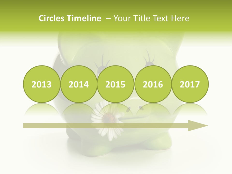 Savings Daisy Wealth PowerPoint Template