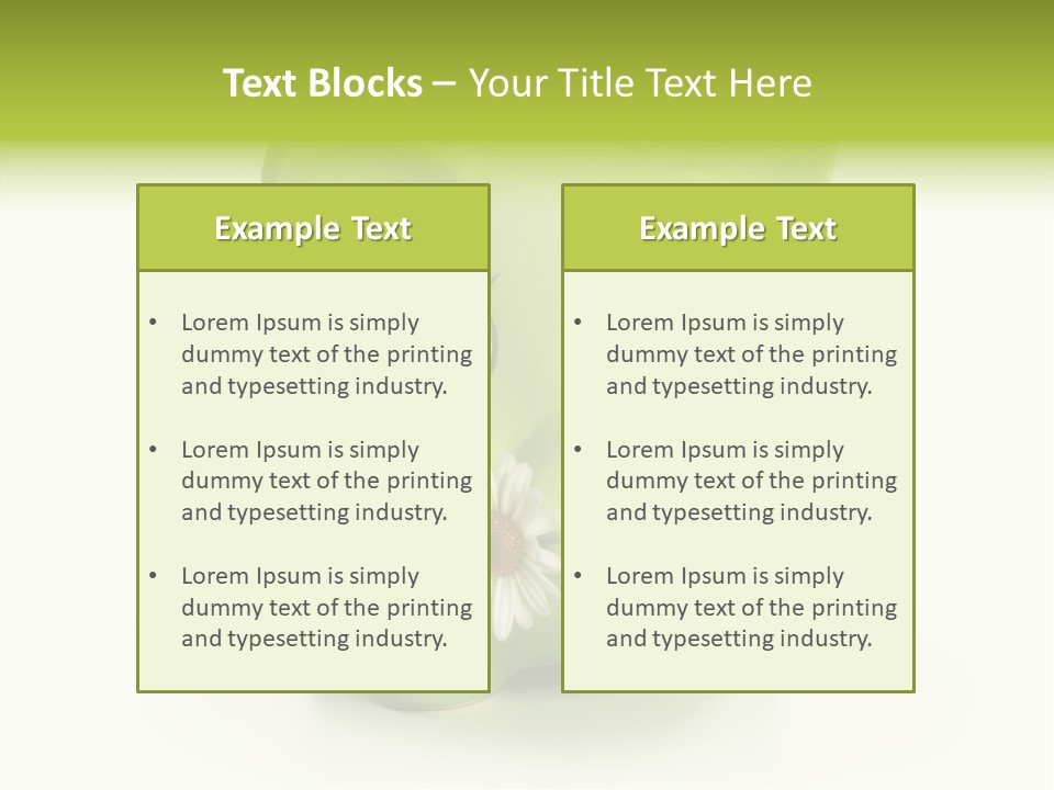 Savings Daisy Wealth PowerPoint Template