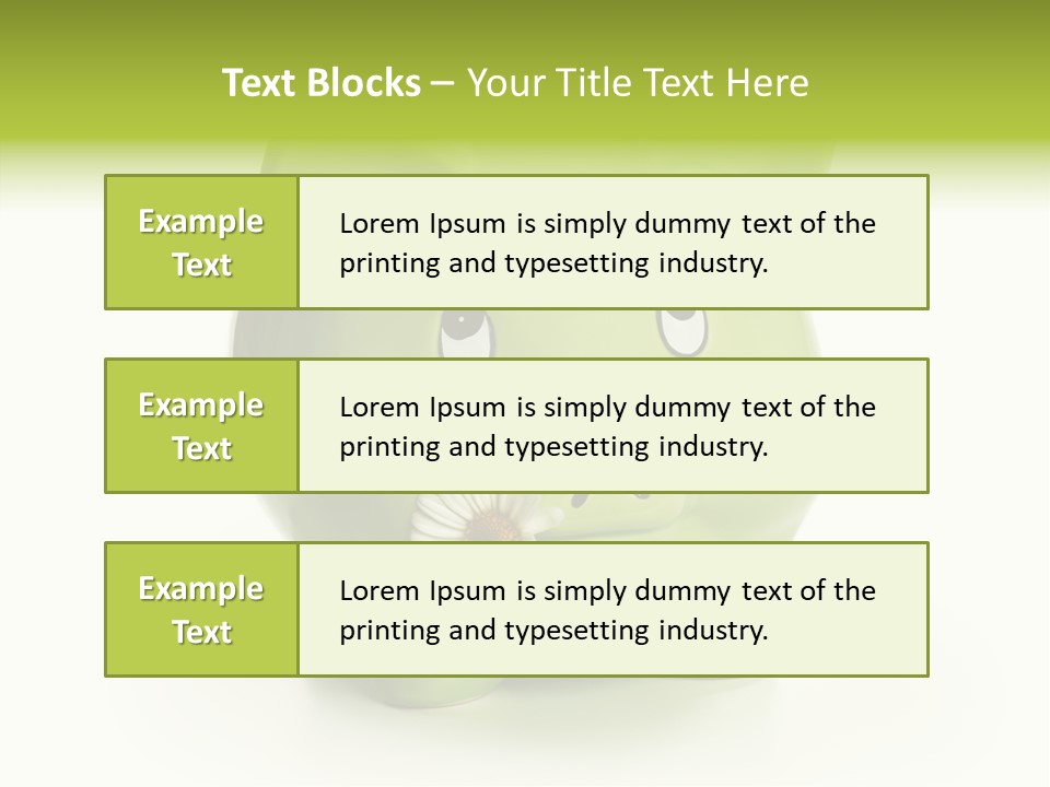 Savings Daisy Wealth PowerPoint Template