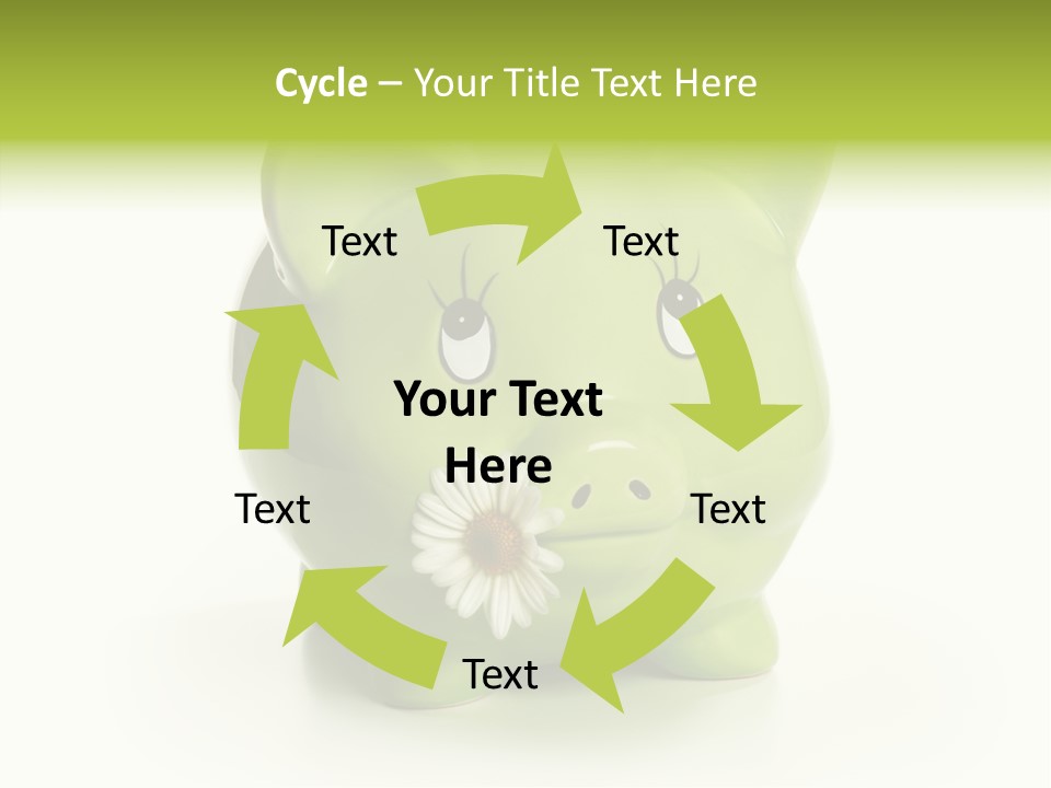 Savings Daisy Wealth PowerPoint Template