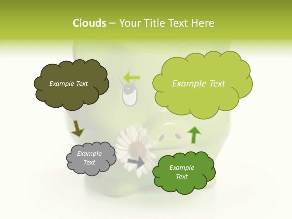 Savings Daisy Wealth PowerPoint Template