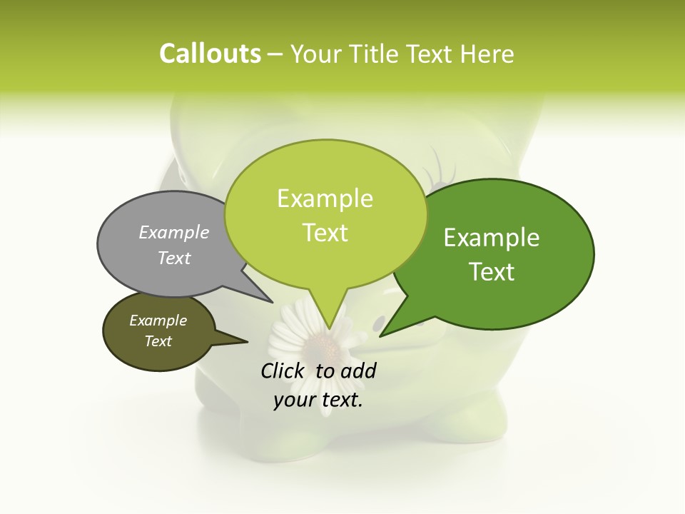 Savings Daisy Wealth PowerPoint Template