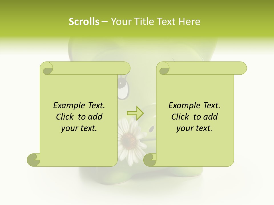 Savings Daisy Wealth PowerPoint Template