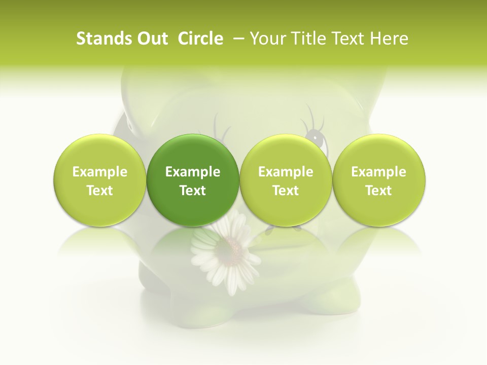 Savings Daisy Wealth PowerPoint Template