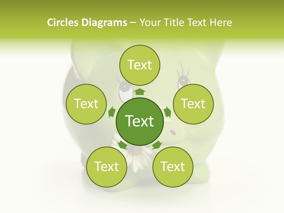 Savings Daisy Wealth PowerPoint Template