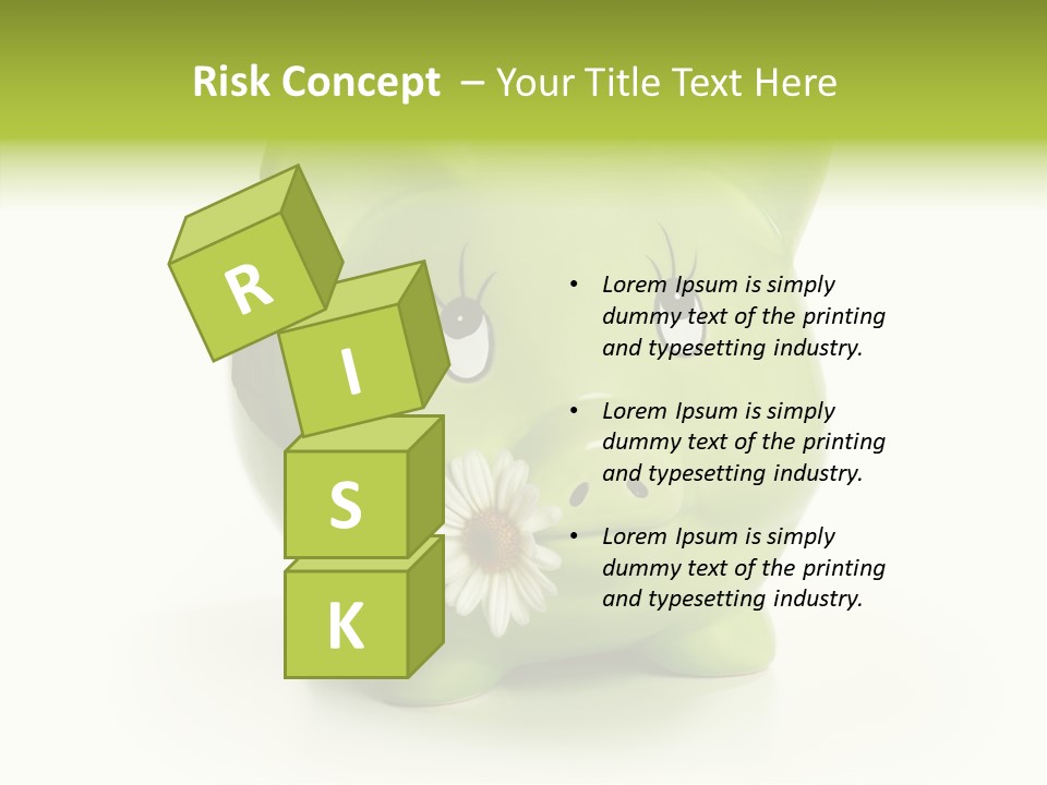 Savings Daisy Wealth PowerPoint Template