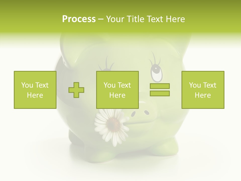 Savings Daisy Wealth PowerPoint Template