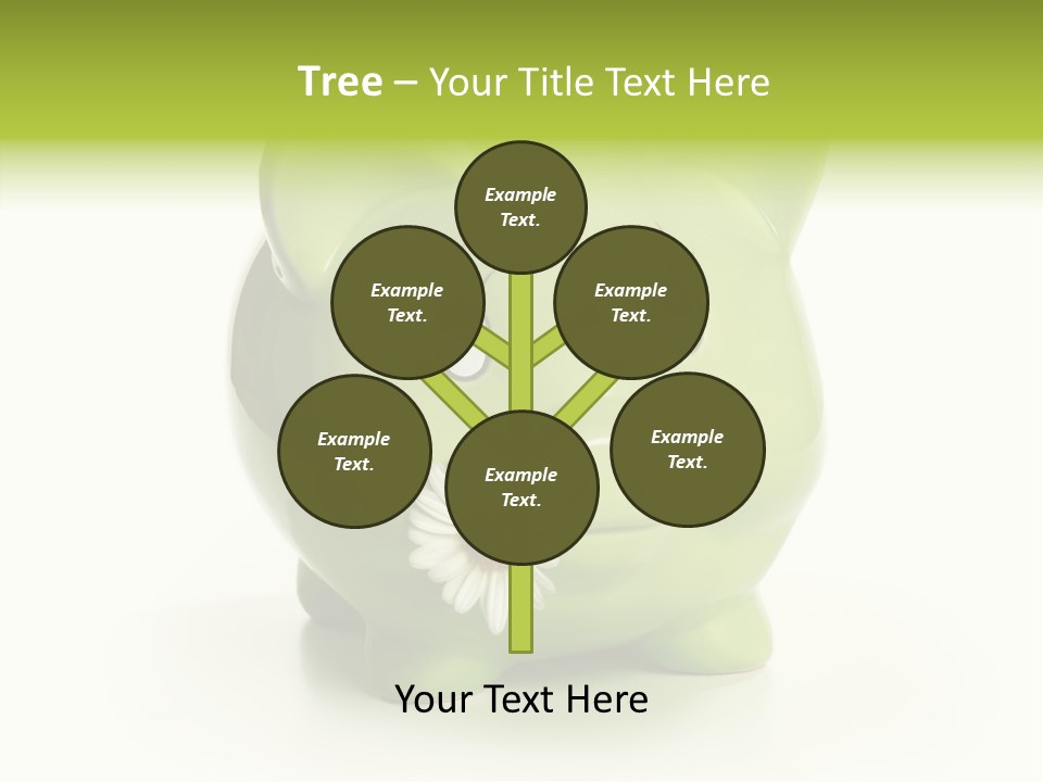 Savings Daisy Wealth PowerPoint Template