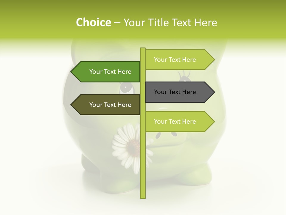 Savings Daisy Wealth PowerPoint Template
