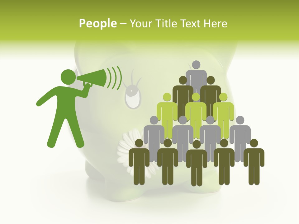 Savings Daisy Wealth PowerPoint Template