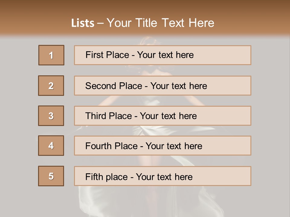 Elegant Wind Beauty PowerPoint Template