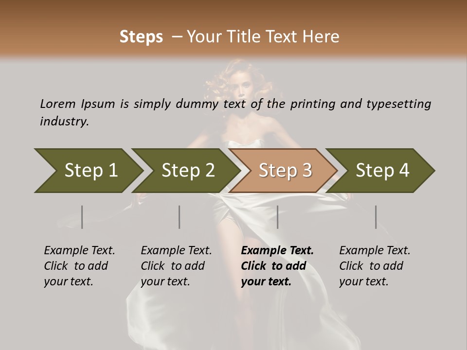 Elegant Wind Beauty PowerPoint Template