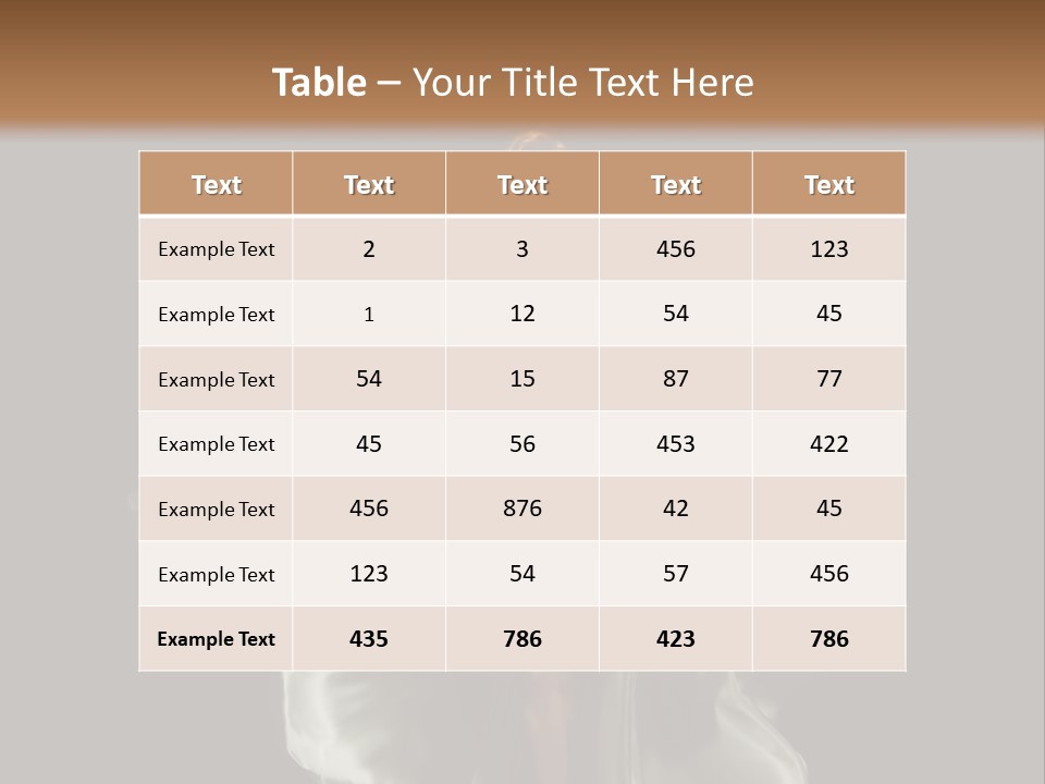 Elegant Wind Beauty PowerPoint Template