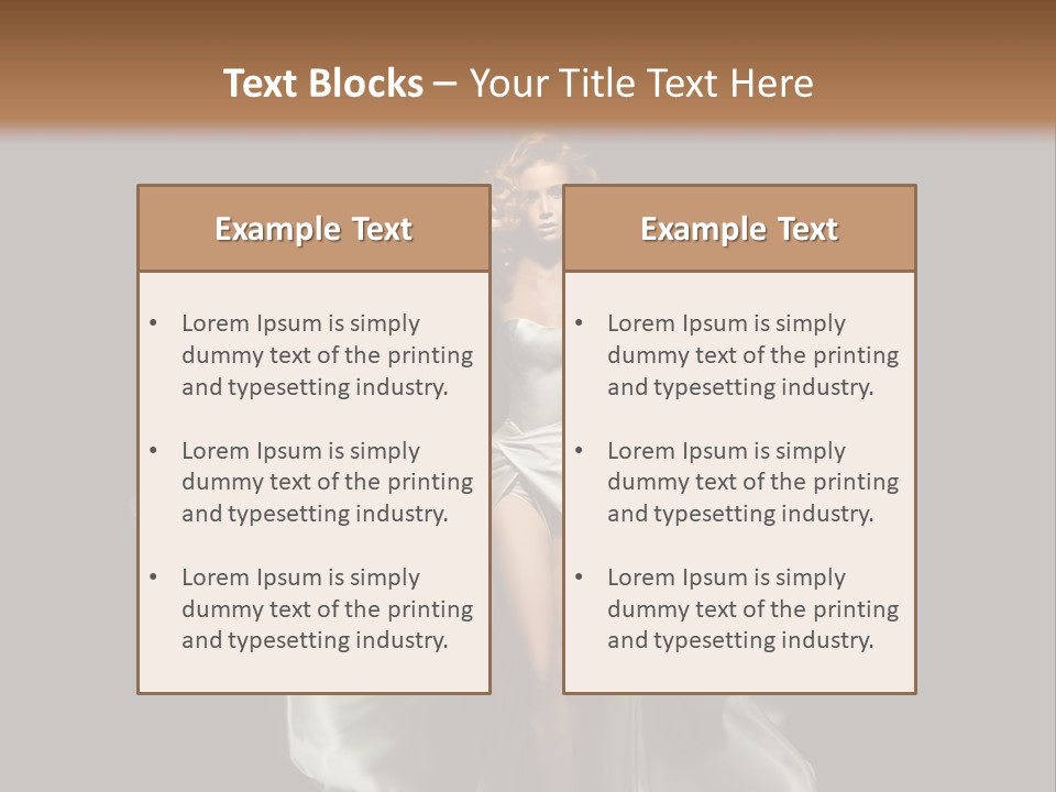 Elegant Wind Beauty PowerPoint Template