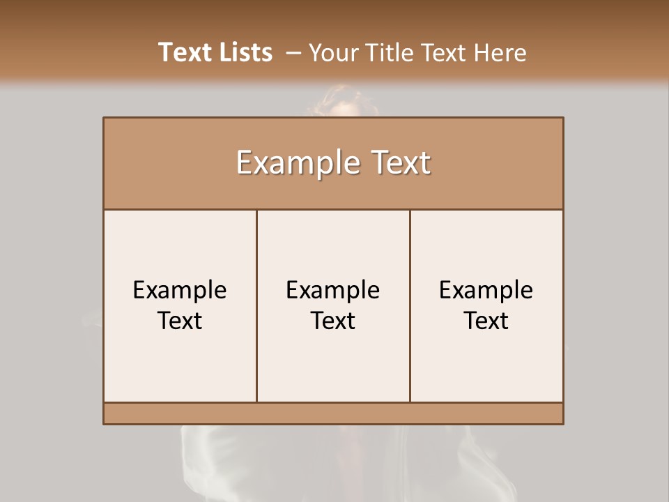 Elegant Wind Beauty PowerPoint Template