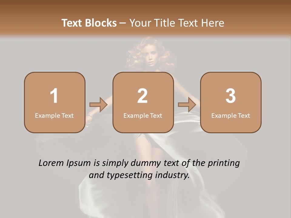 Elegant Wind Beauty PowerPoint Template