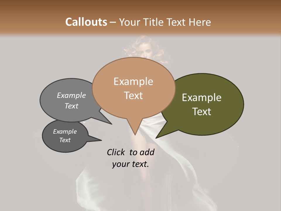 Elegant Wind Beauty PowerPoint Template