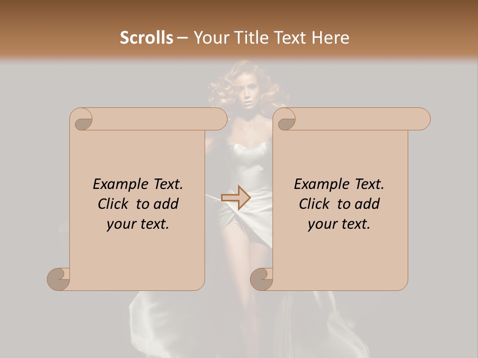 Elegant Wind Beauty PowerPoint Template