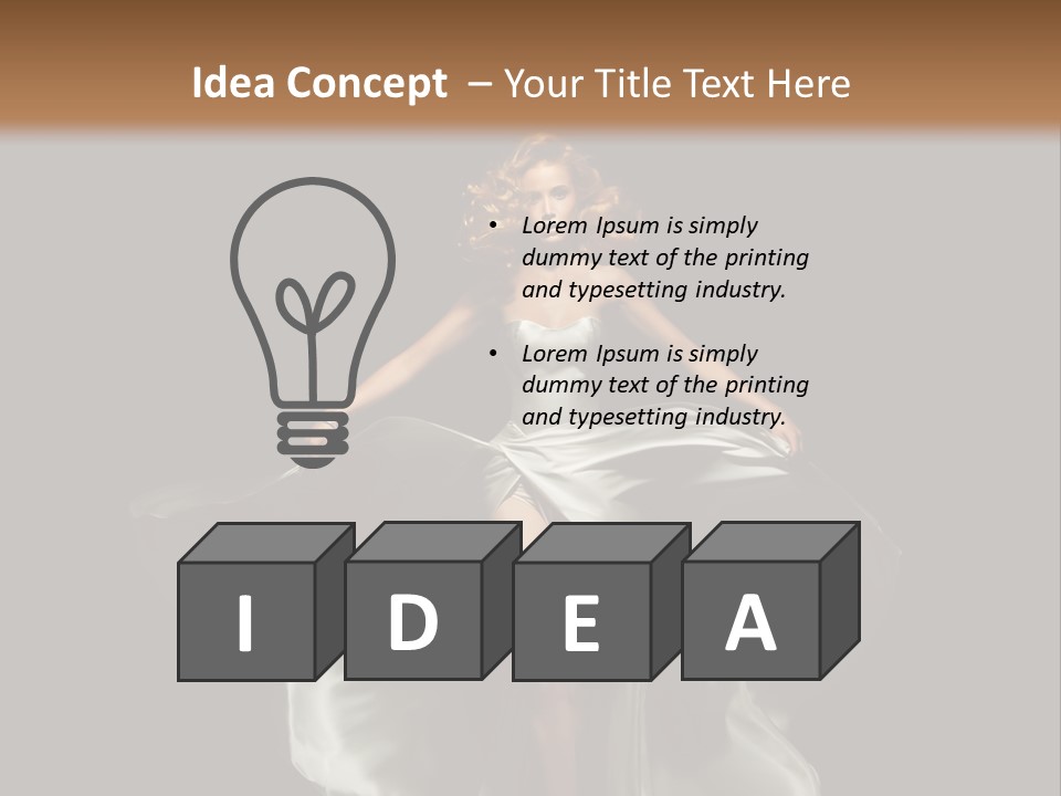 Elegant Wind Beauty PowerPoint Template