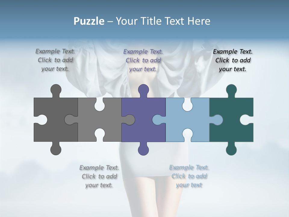 Beauty Legs Person PowerPoint Template