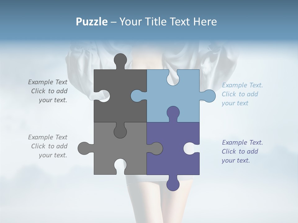 Beauty Legs Person PowerPoint Template
