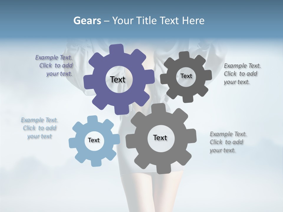 Beauty Legs Person PowerPoint Template