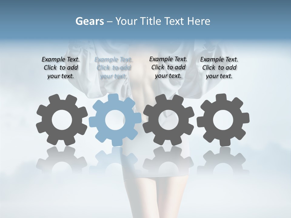 Beauty Legs Person PowerPoint Template