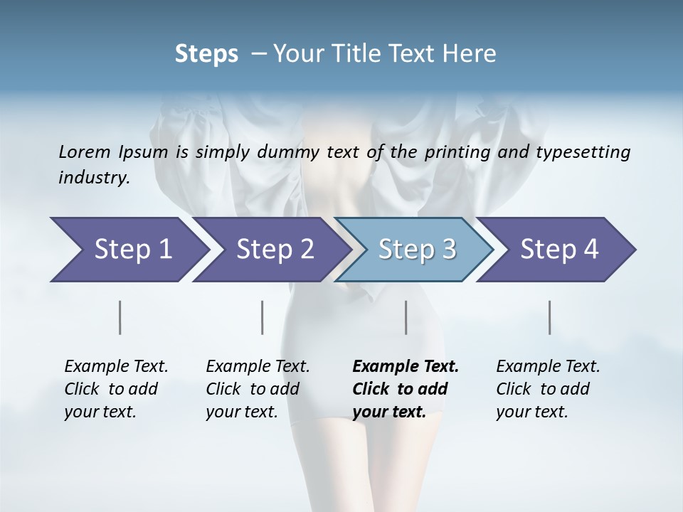 Beauty Legs Person PowerPoint Template