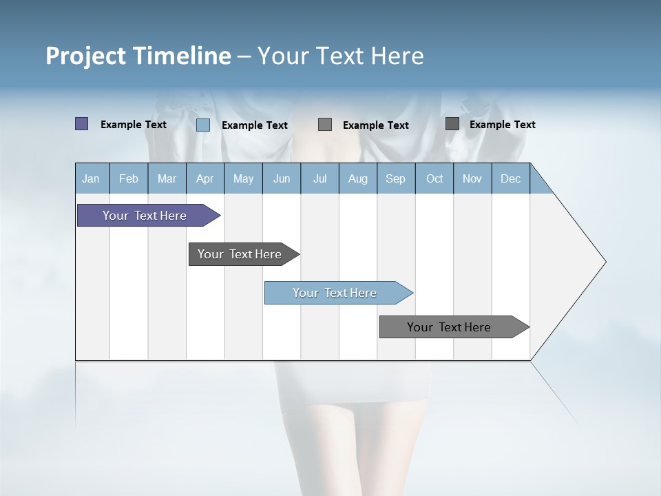 Beauty Legs Person PowerPoint Template