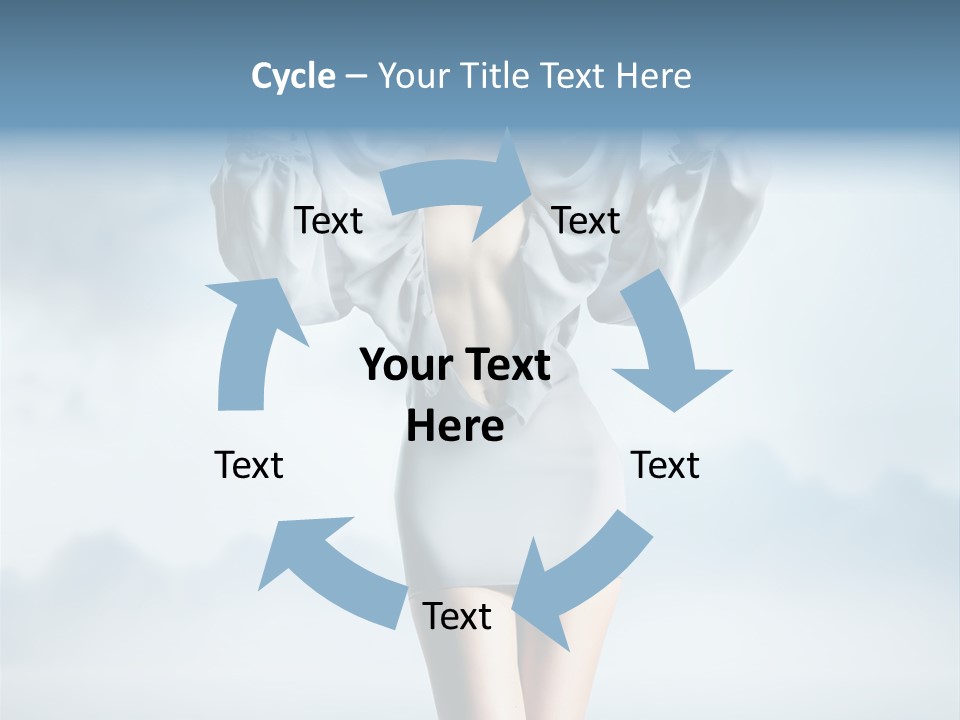 Beauty Legs Person PowerPoint Template