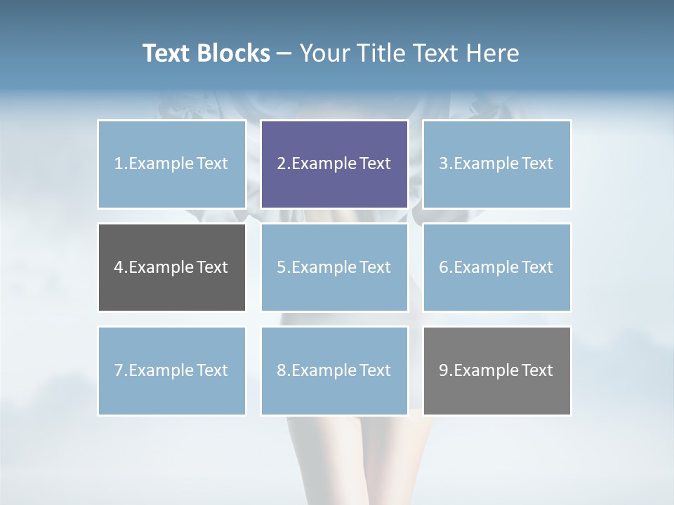 Beauty Legs Person PowerPoint Template