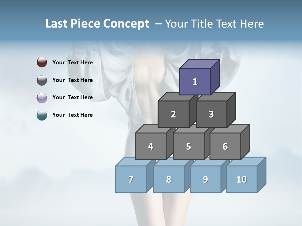 Beauty Legs Person PowerPoint Template