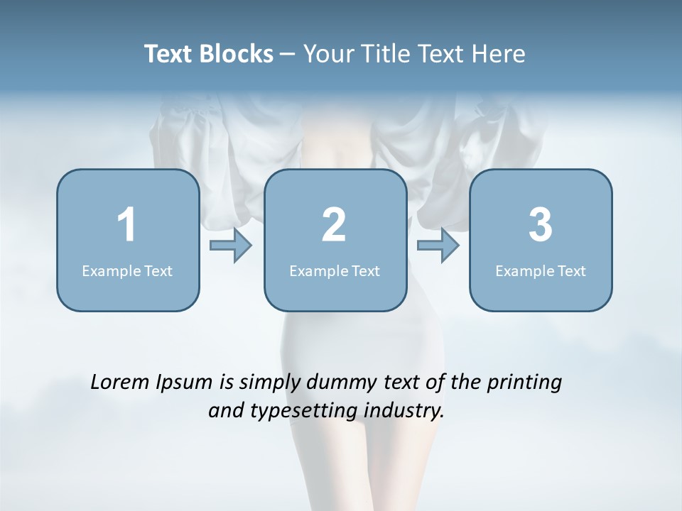 Beauty Legs Person PowerPoint Template