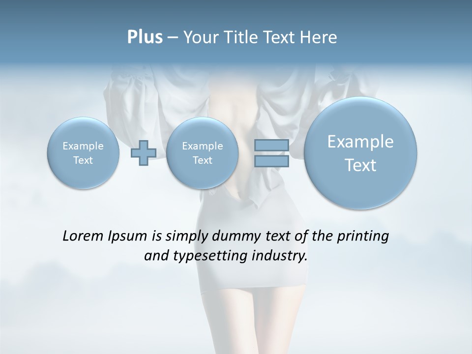 Beauty Legs Person PowerPoint Template