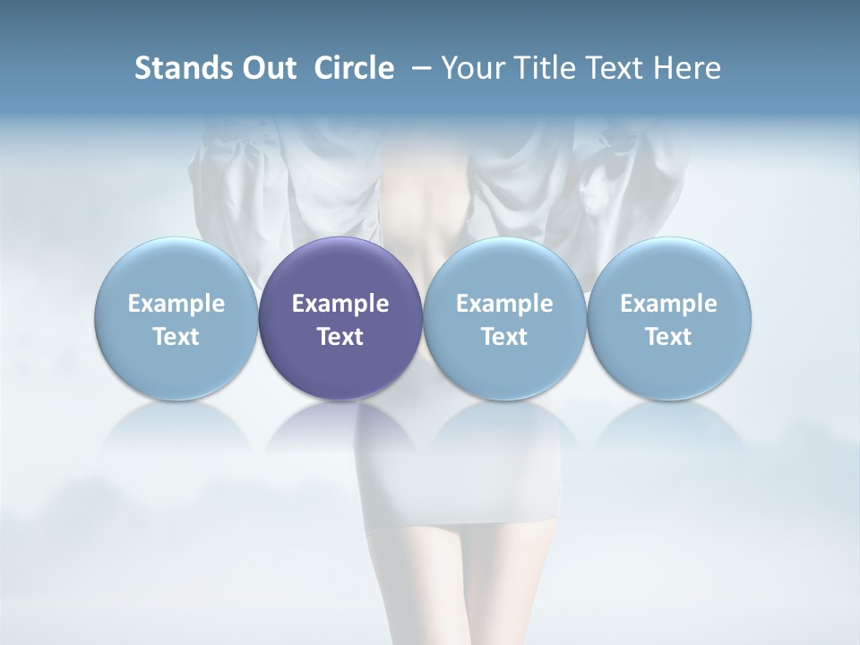 Beauty Legs Person PowerPoint Template