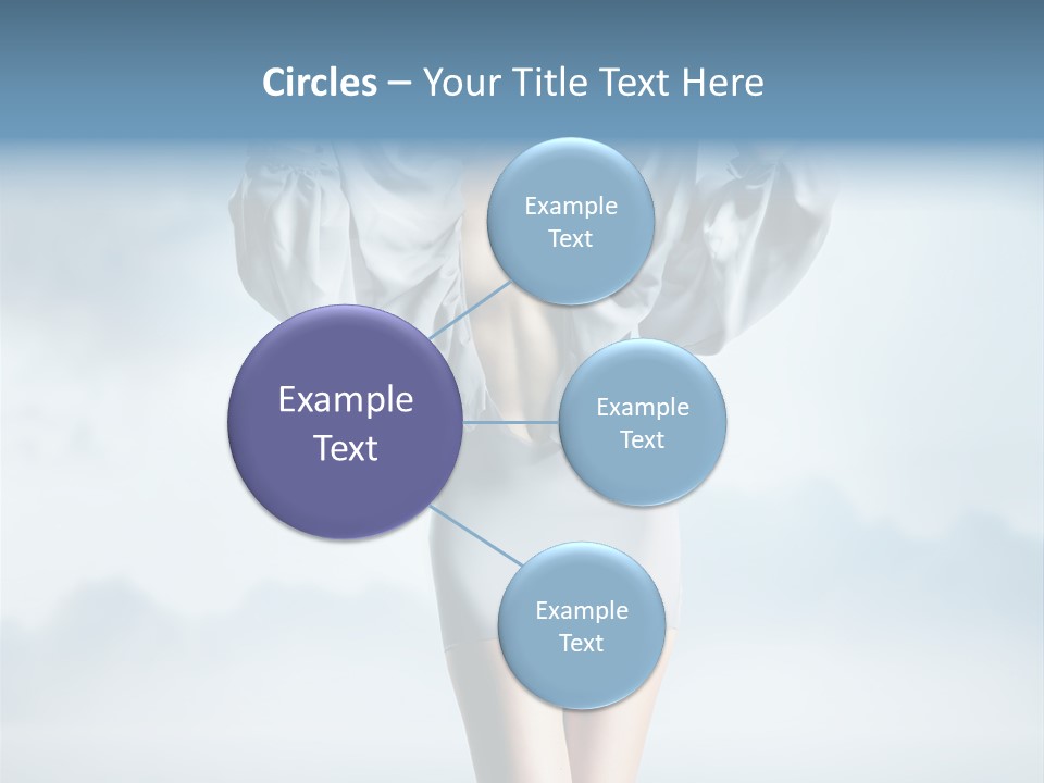 Beauty Legs Person PowerPoint Template