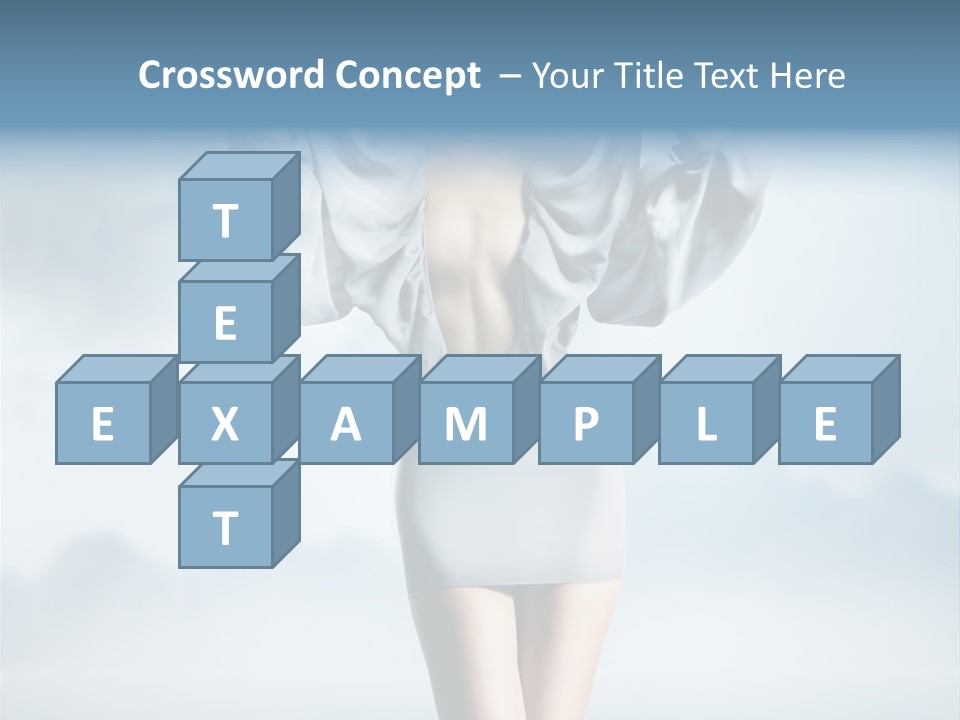 Beauty Legs Person PowerPoint Template