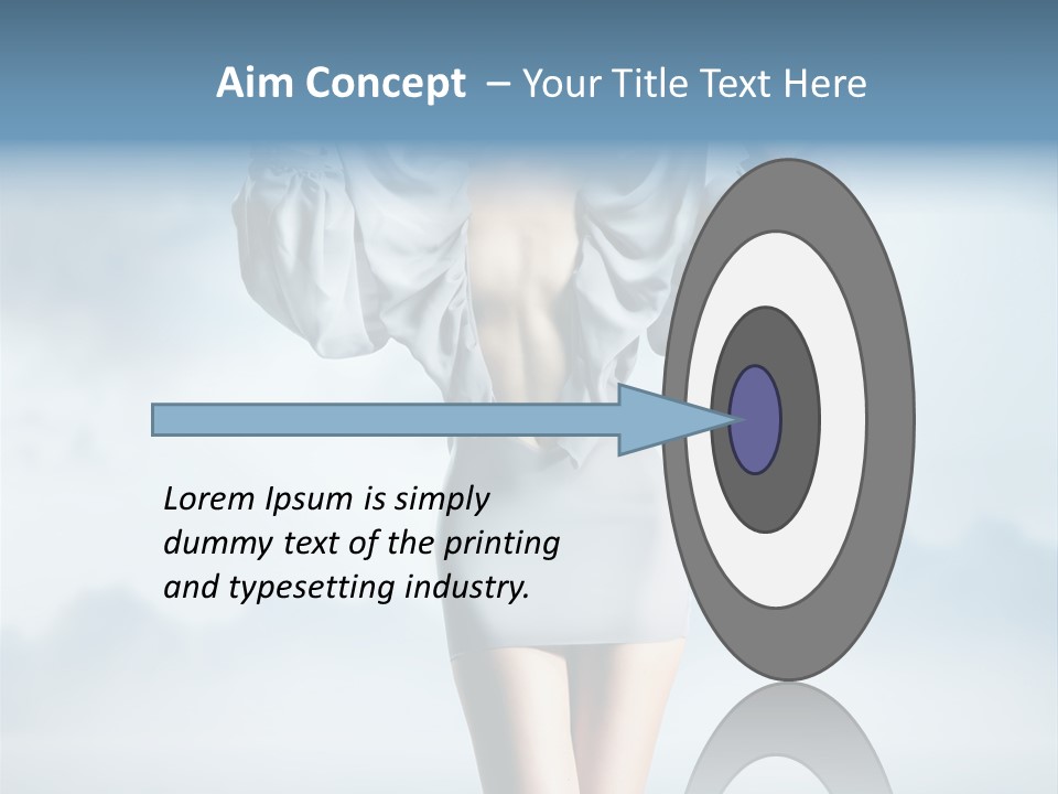 Beauty Legs Person PowerPoint Template