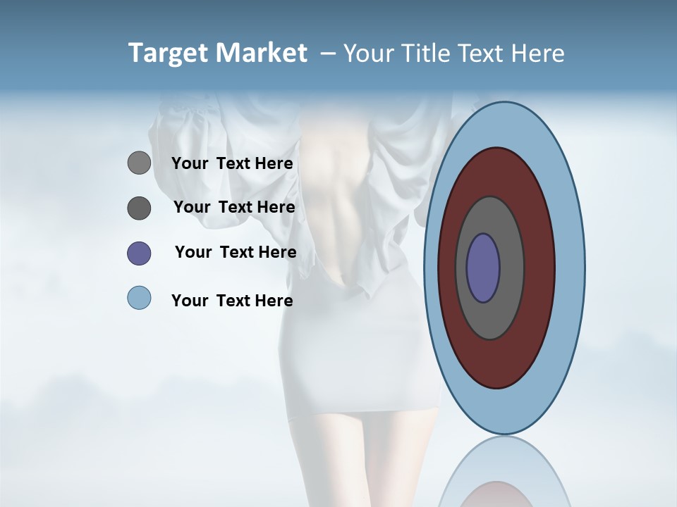 Beauty Legs Person PowerPoint Template